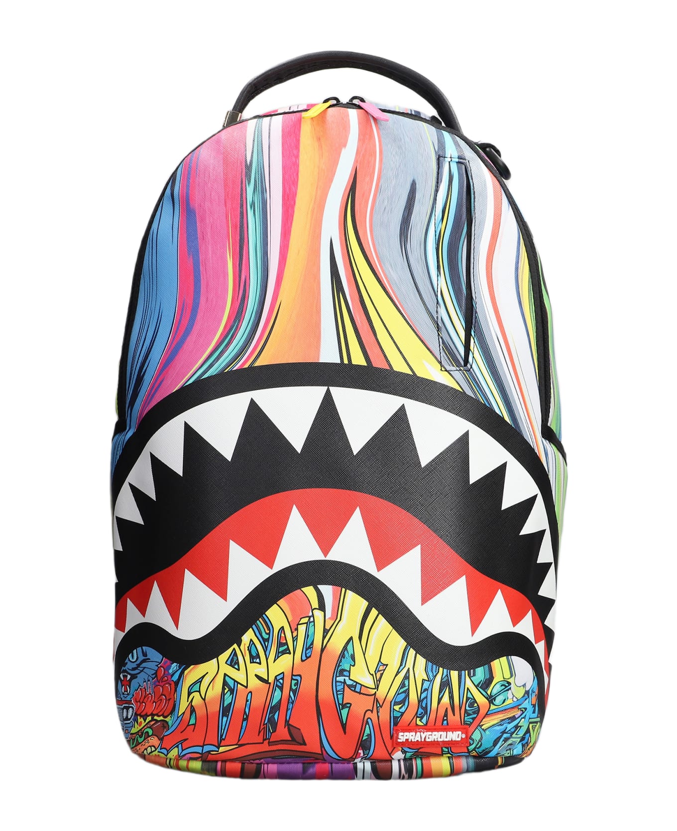 Sprayground Backpack In Multicolor Pvc - Multicolor