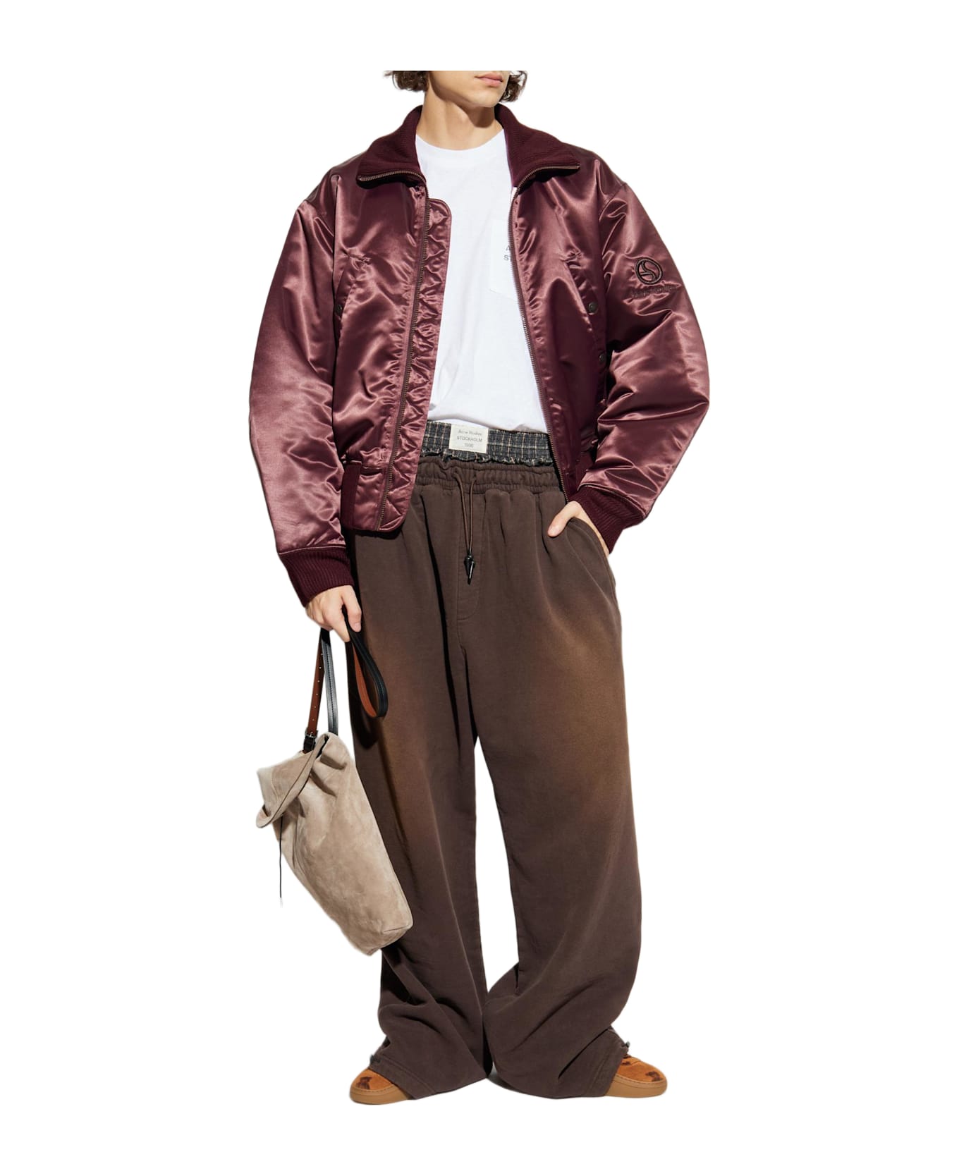 Acne Studios Reversible Bomber Jacket - Purple