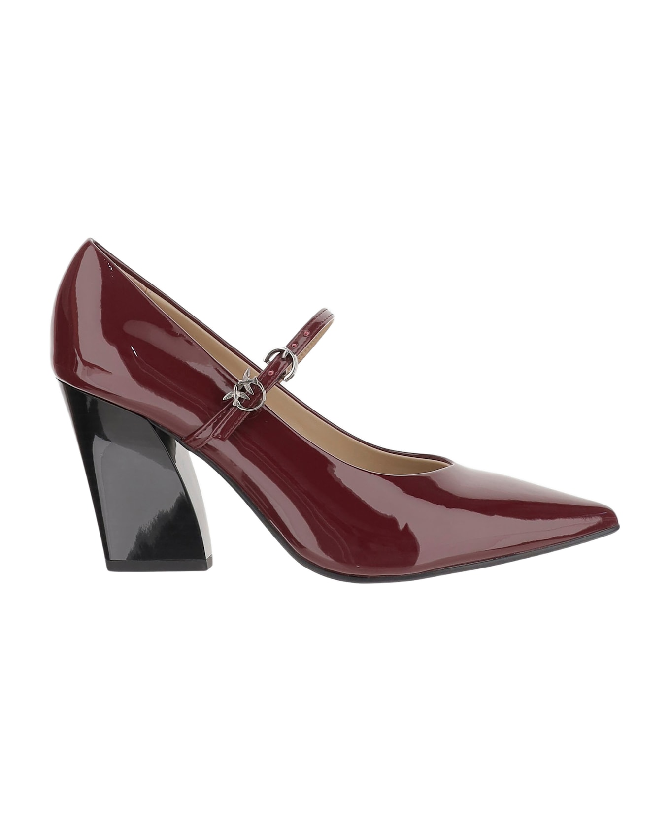 Pinko Shiny Leather Pumps - Red