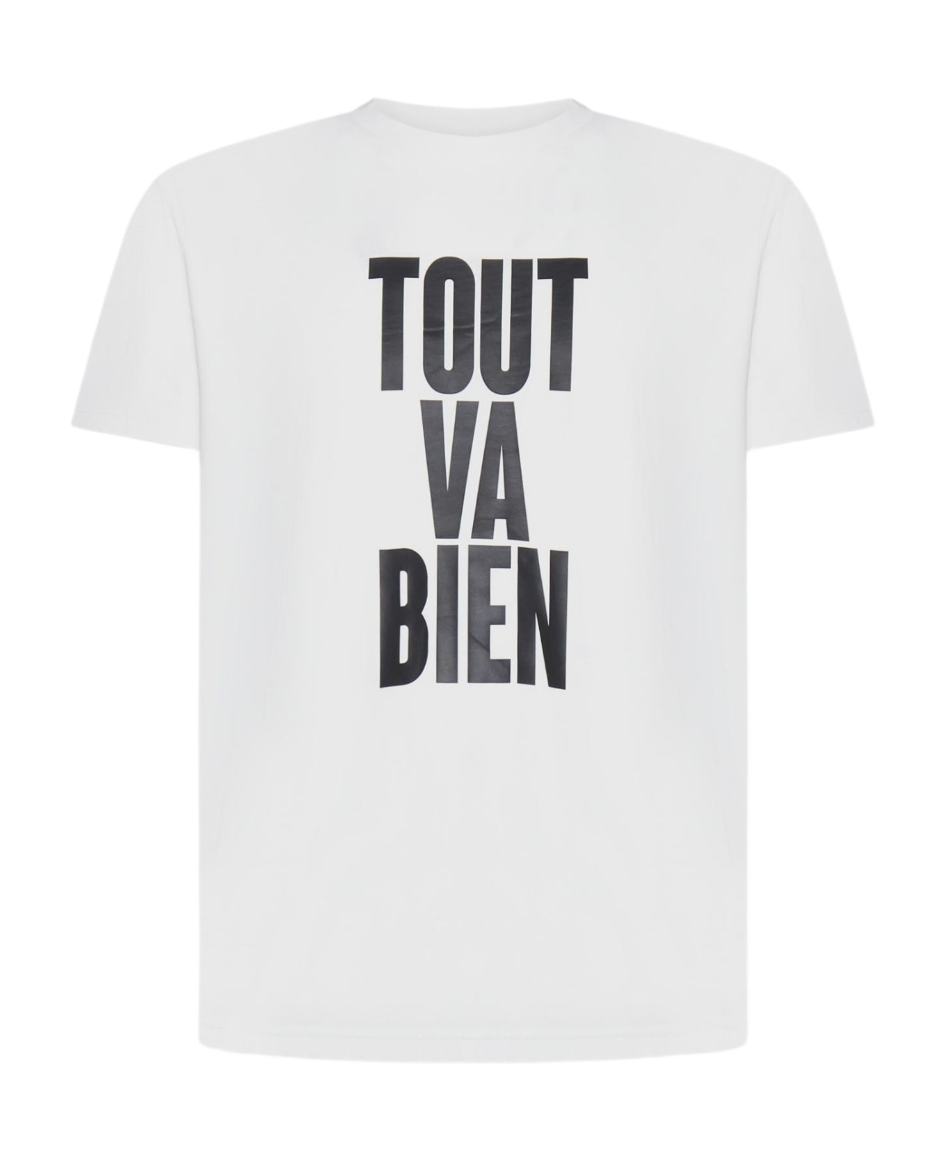 PT Torino Tout Va Bien Cotton T-shirt - WHITE
