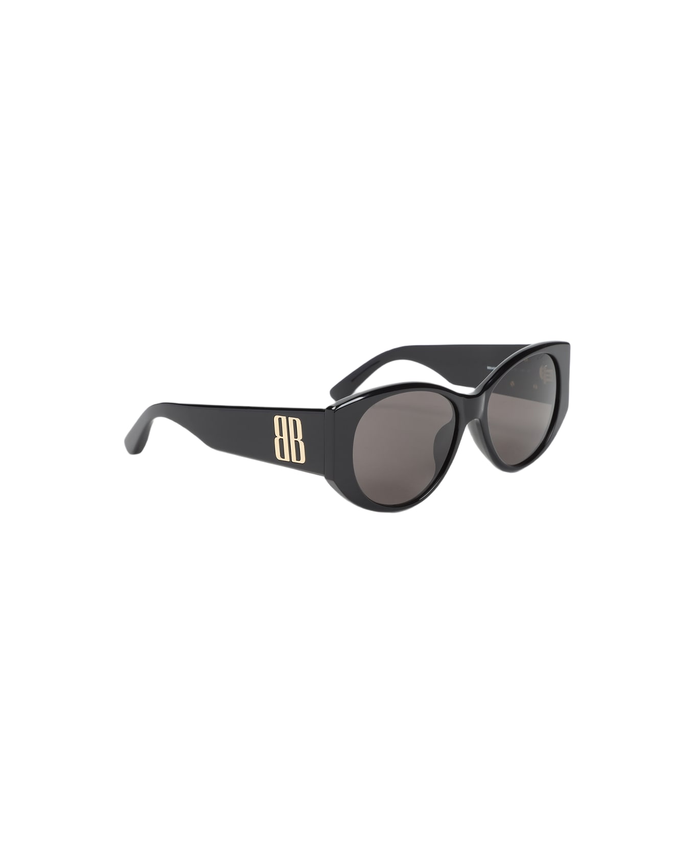 Balenciaga Nano Round Sunglasses - Black