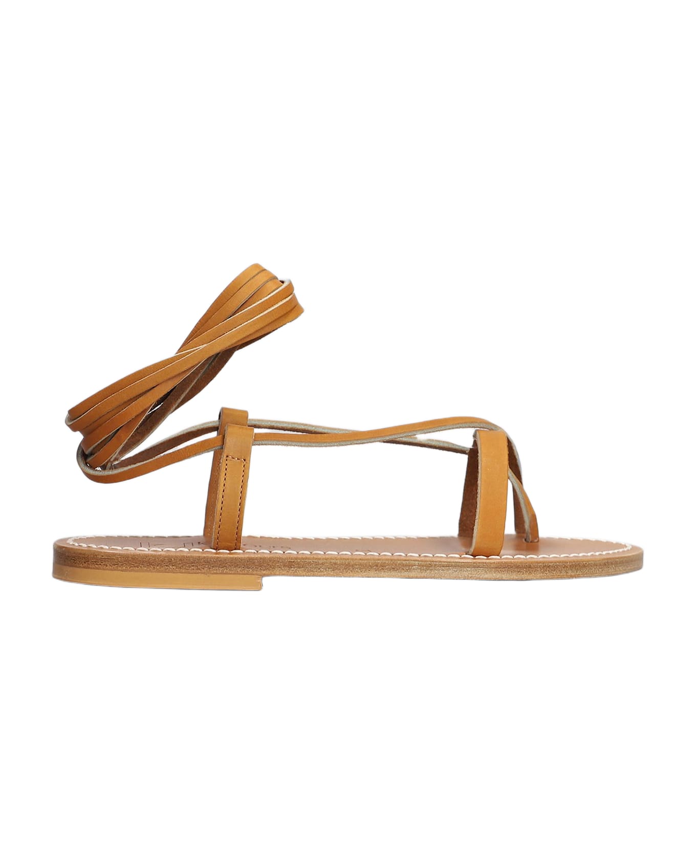 K.Jacques Tiresias F Flats In Leather Color Leather - leather color