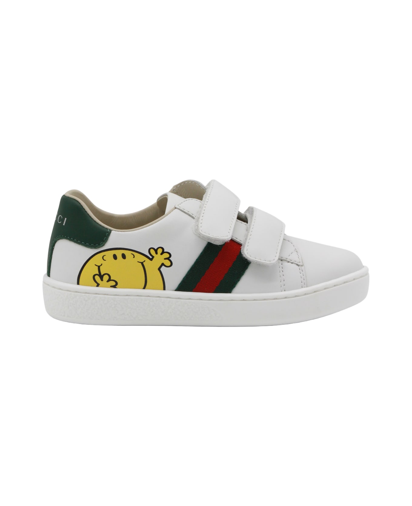 Gucci White Leather Sneakers - White