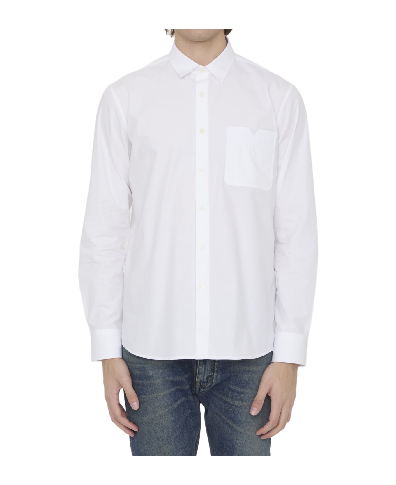 Valentino Cotton Shirt - White シャツ