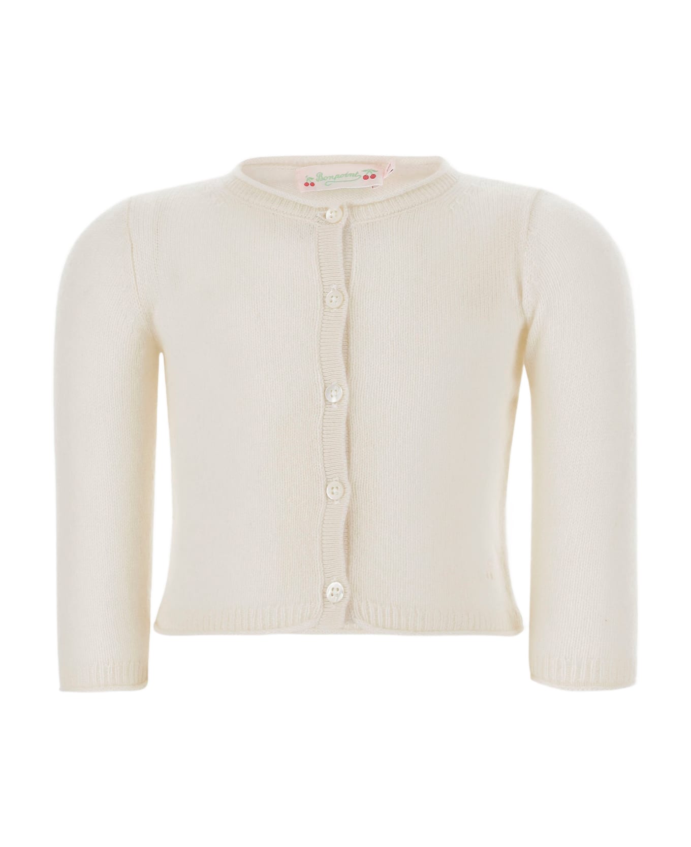 Bonpoint Cashmere Cardigan - White