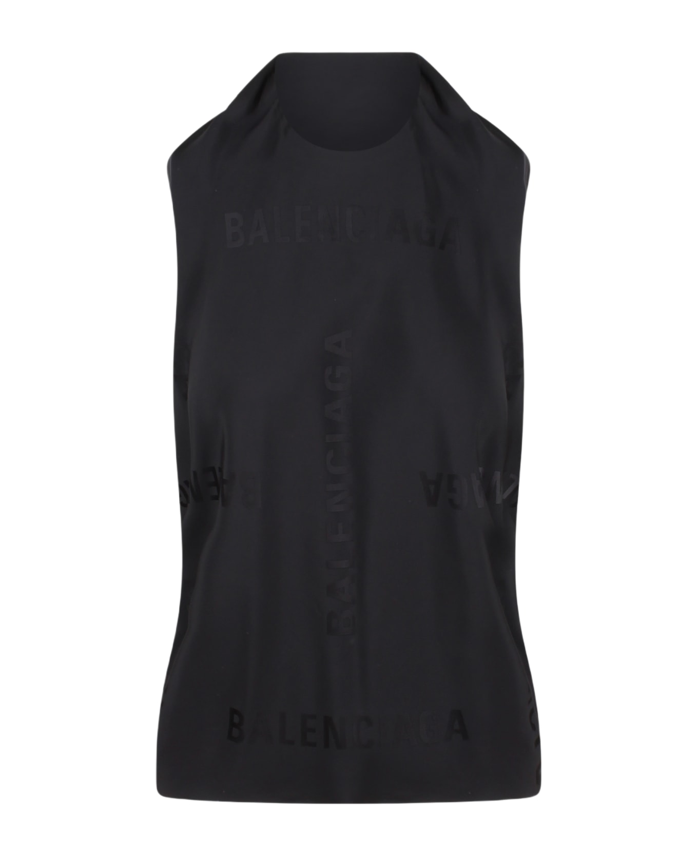 Balenciaga Knotted Top - Black トップス
