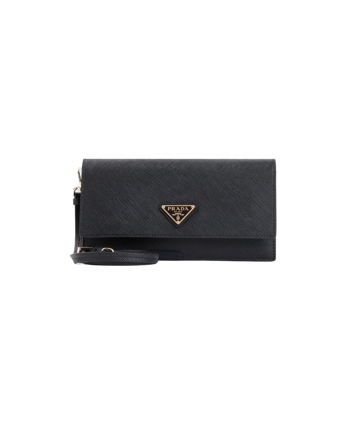 Prada Calf Leather Pouch - Nero