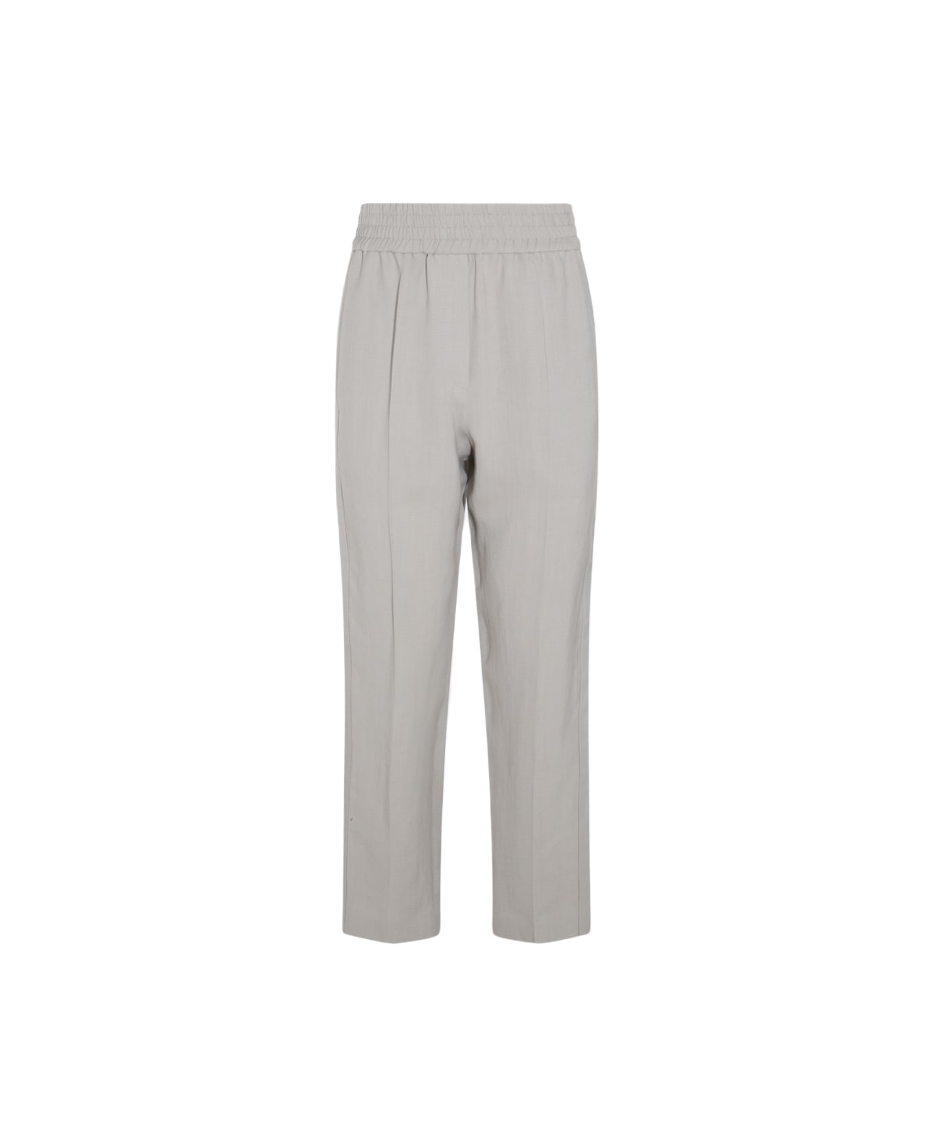 Brunello Cucinelli Grey Pants - Light Grey ボトムス