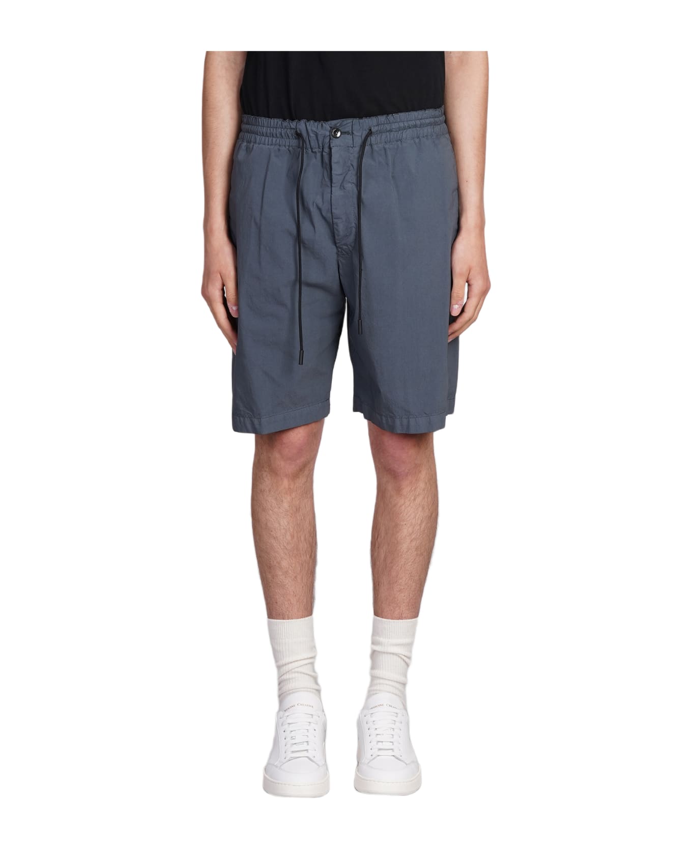PT Torino Shorts In Grey Cotton - grey