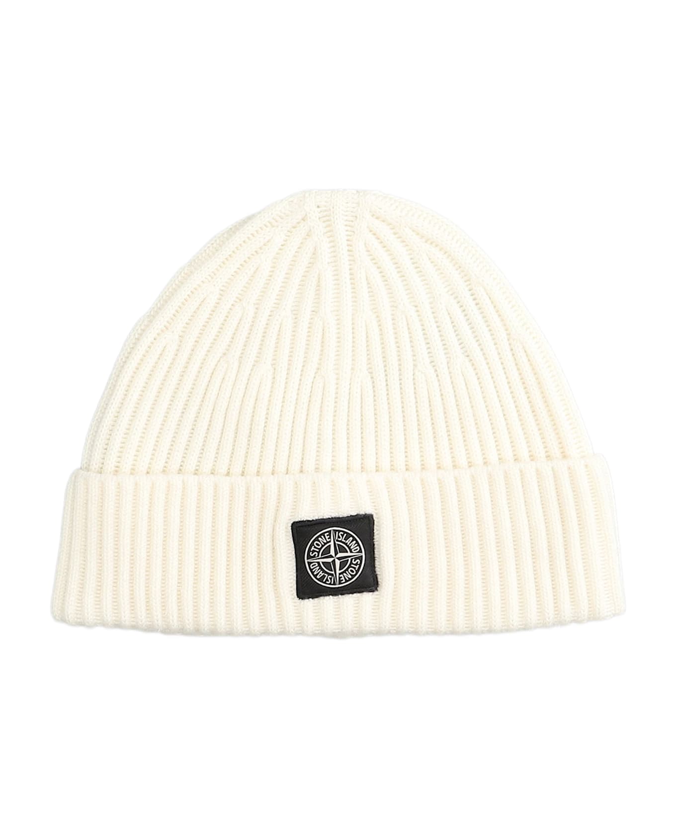 Stone Island Hats In Beige Wool - beige