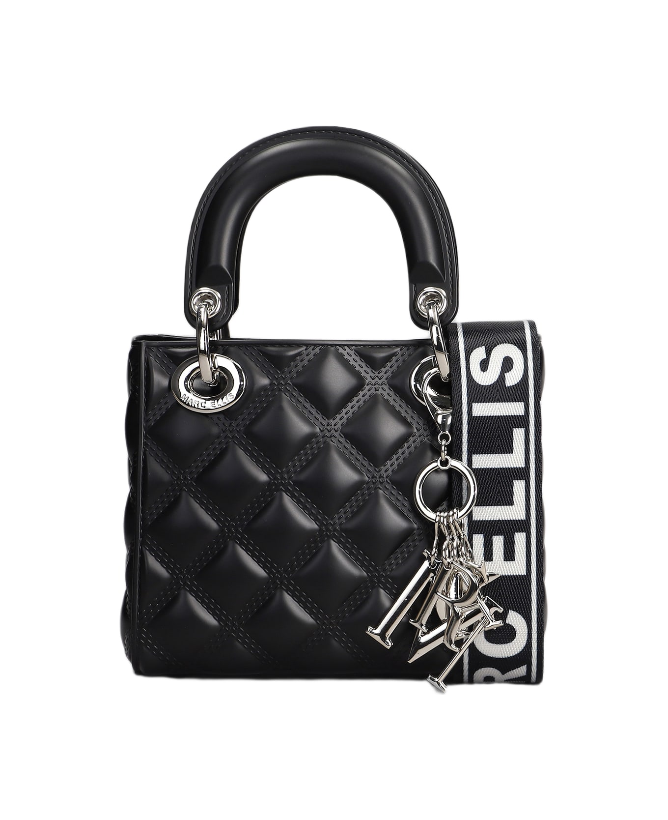 Marc Ellis Flat Missy S Shoulder Bag In Black Pvc - black