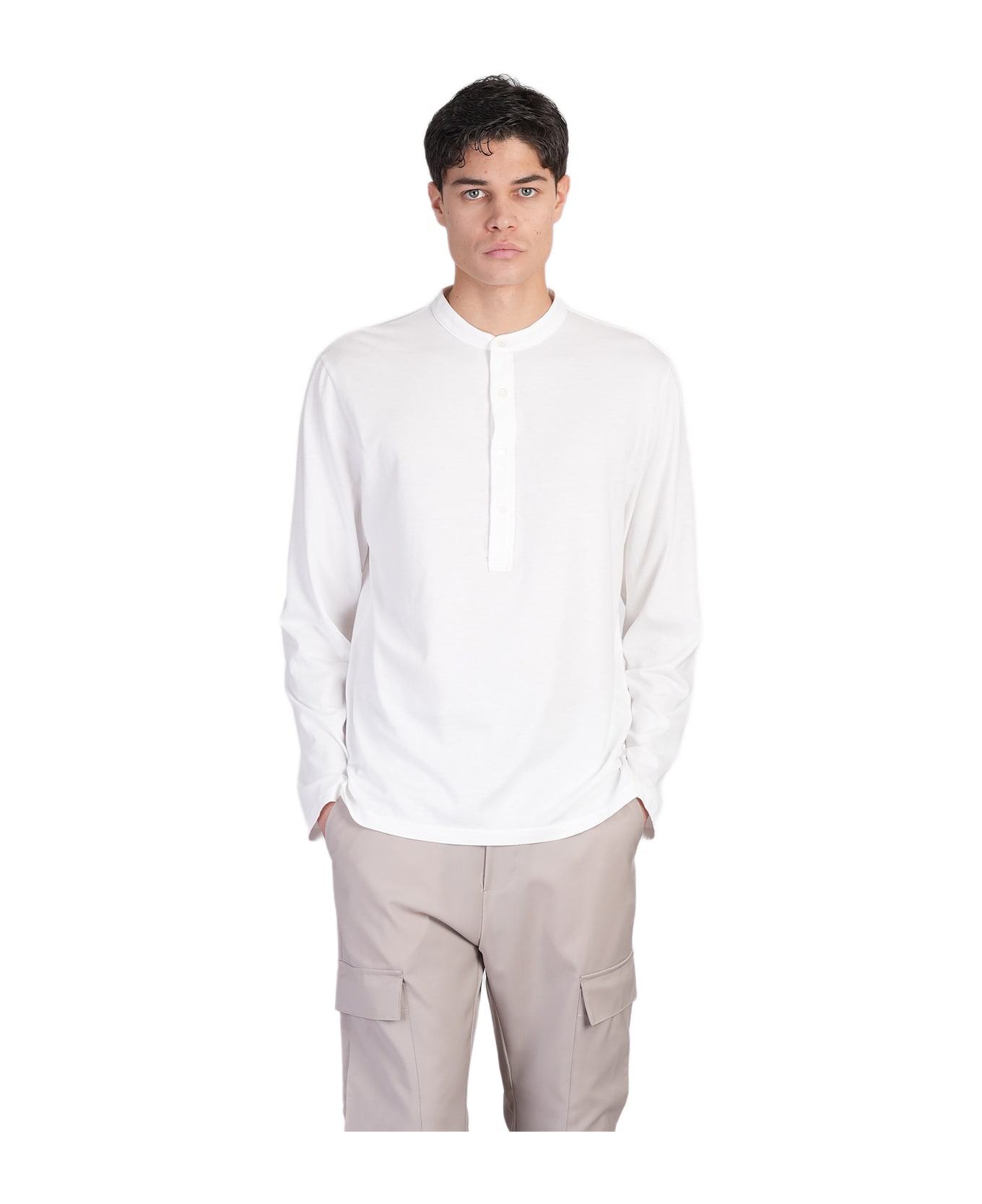 Barena Dabon T-shirt In White Cotton - white