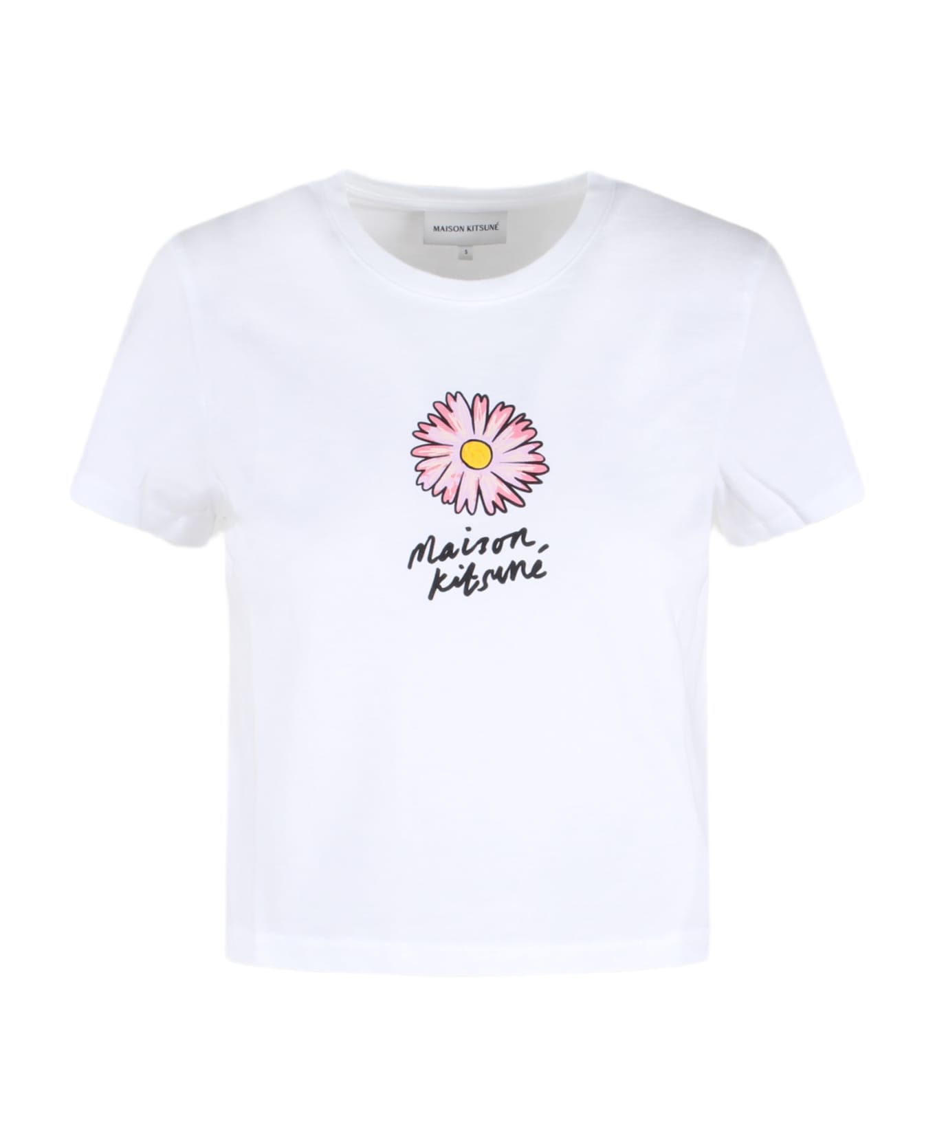 Maison Kitsuné Floating Flower Baby T-shirt - White Tシャツ