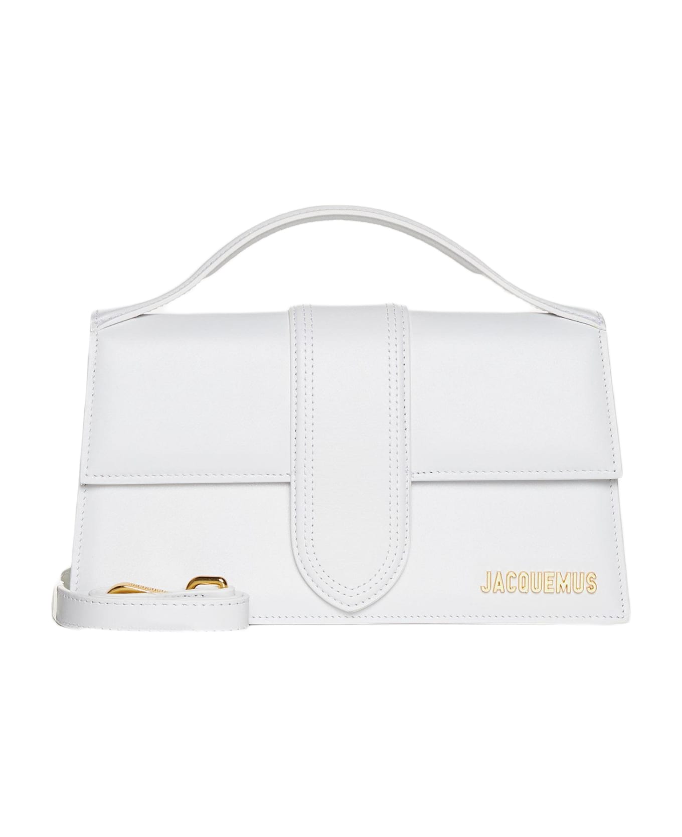 Jacquemus Le Grand Bambino Leather Bag - WHITE