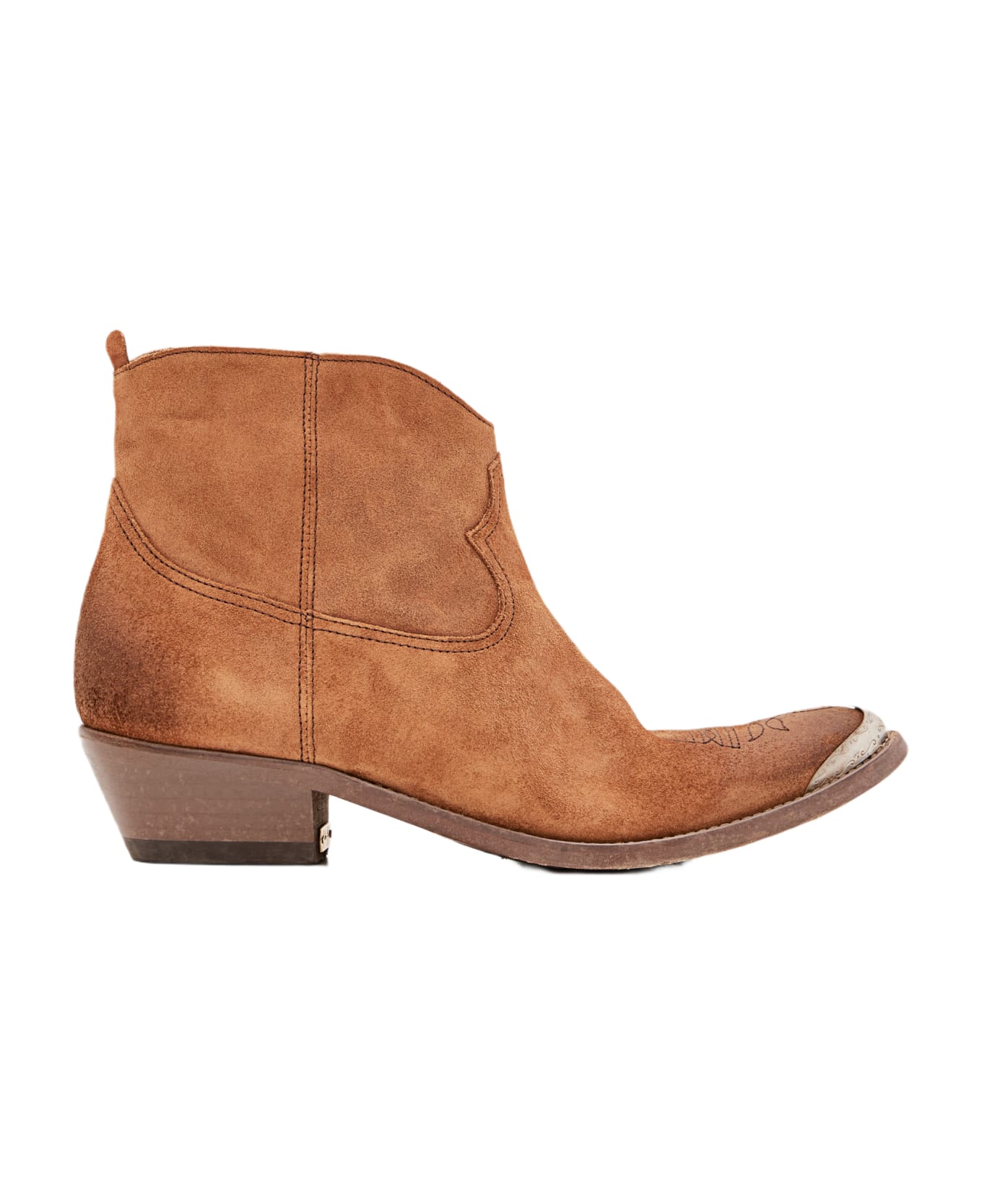 Golden Goose Leather Ankle Boots - Brown