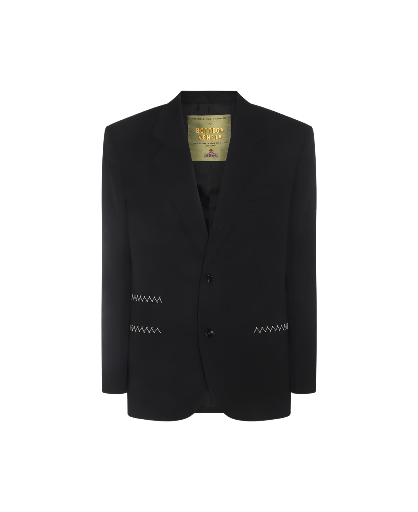 Bottega Veneta Black Wool Blazer - Black