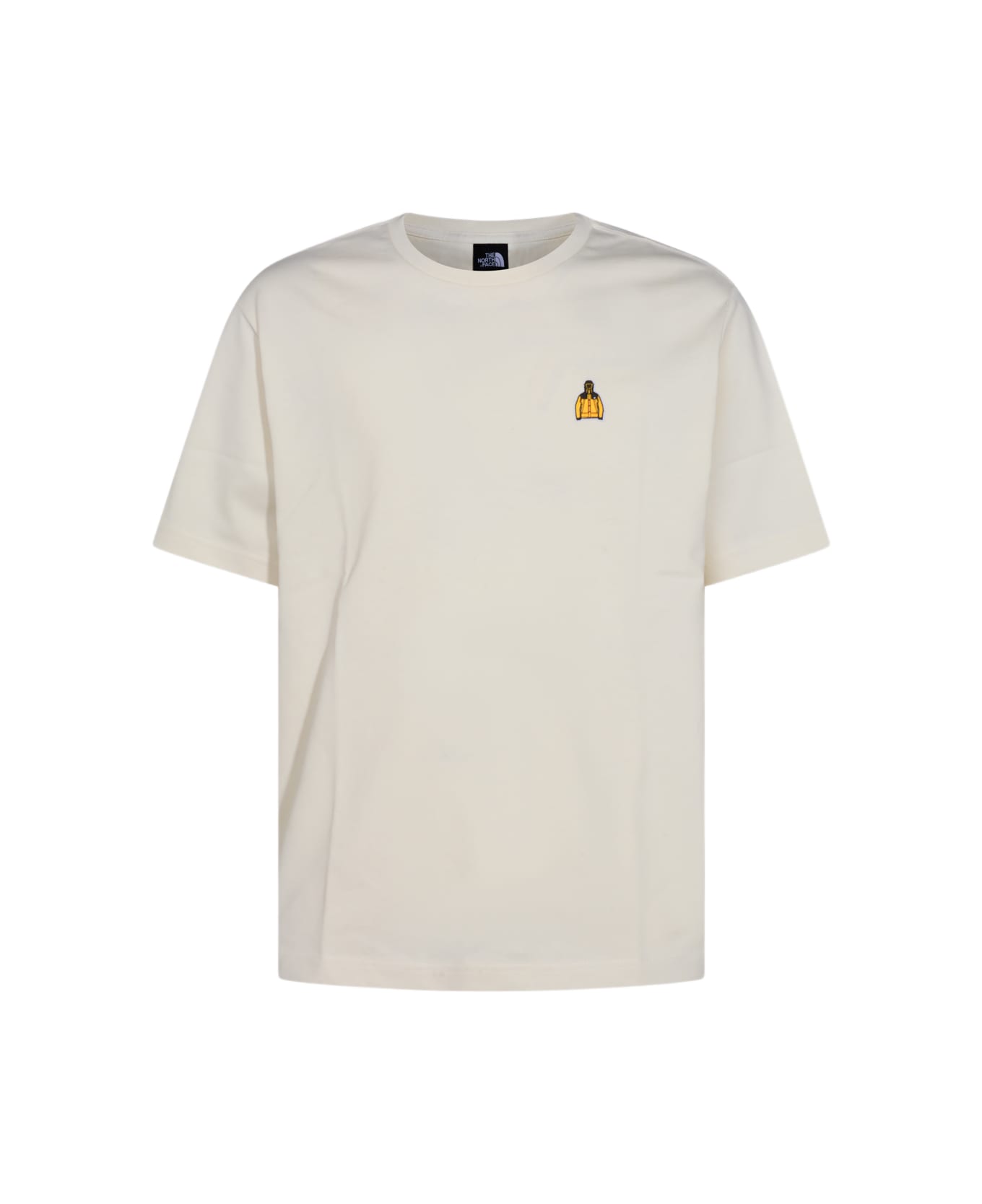 The North Face White Cotton T-shirt - WHITE DUNE