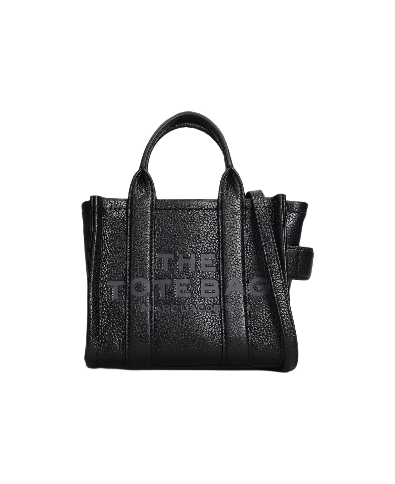 Marc Jacobs The Mini Tote Tote In Black Leather - black