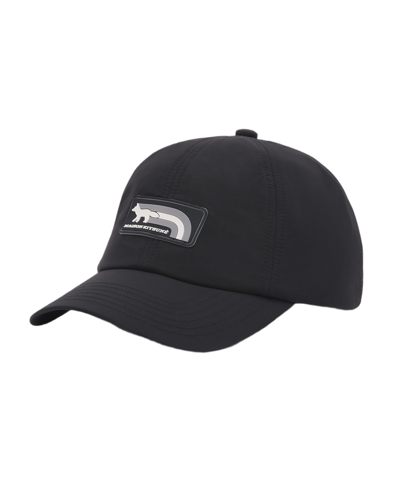 Maison Kitsuné Flash Fox Cap - Black