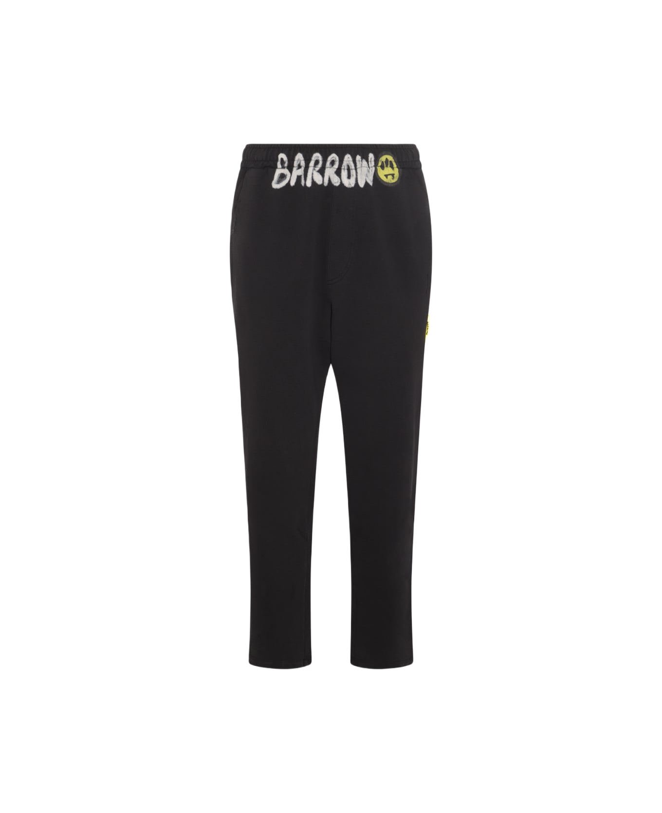Barrow Black Cotton Pants - Black