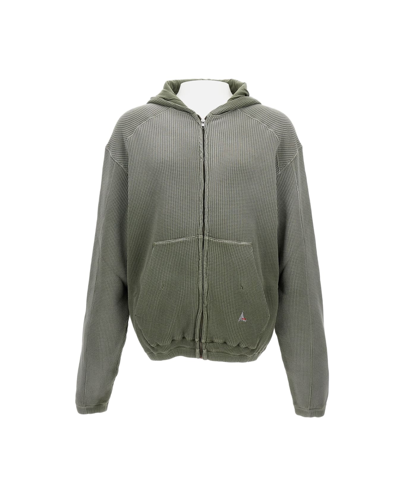 ROA Zip Up Hoodie Jacket - Green