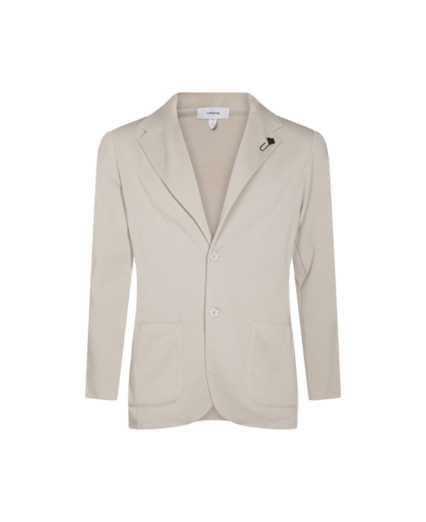Lardini White Linen Blazer - Beige