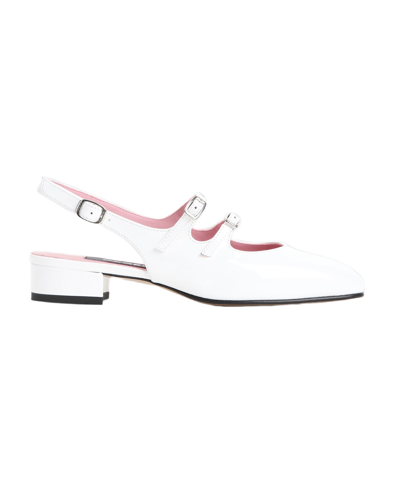 Carel Peche Mules - White