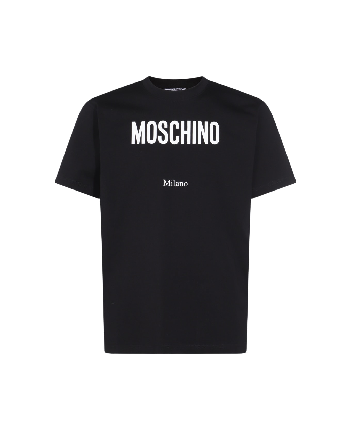 Moschino Black Cotton T-shirt - Black