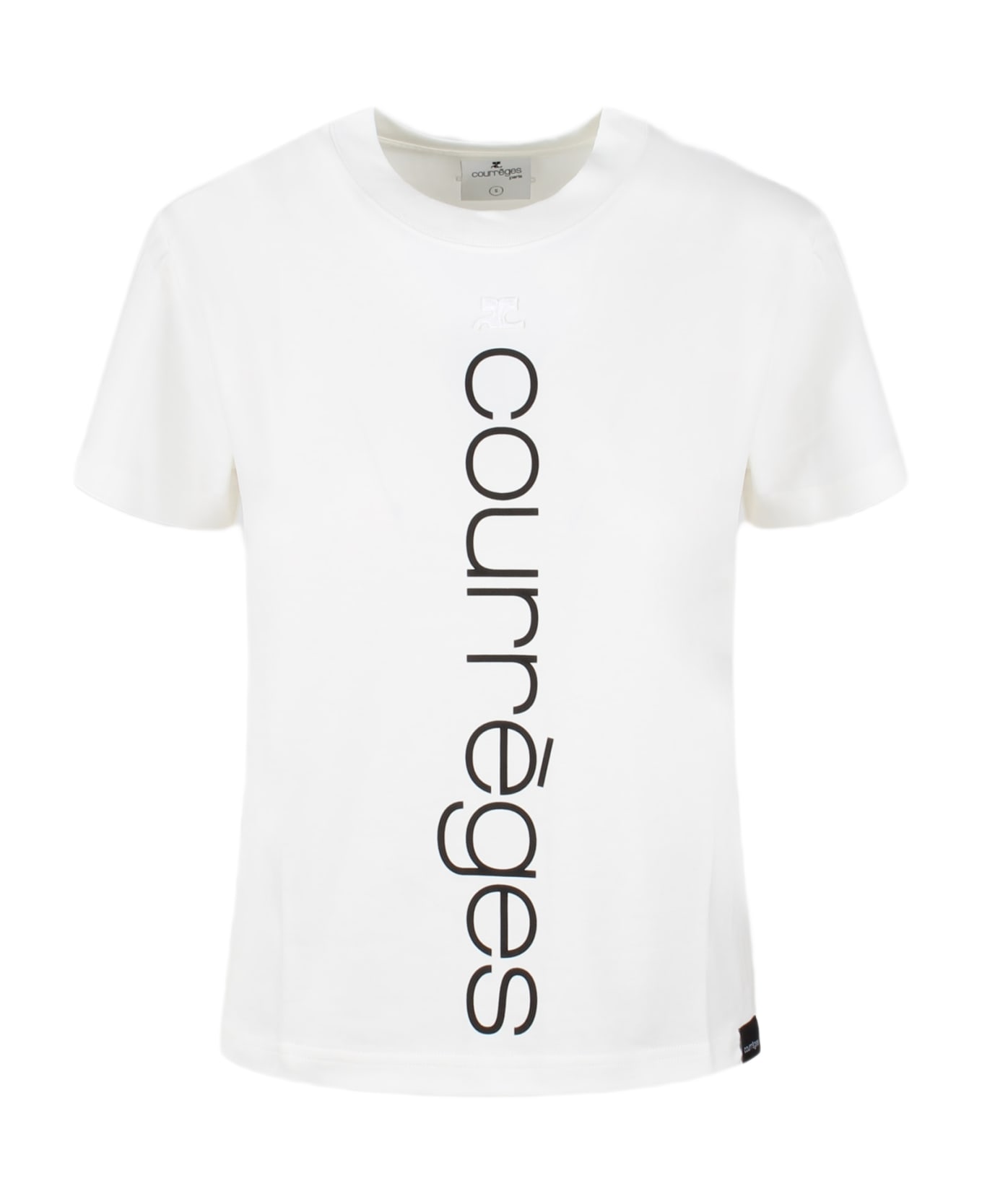 Courrèges Ac Straight Printed T-shirt - White