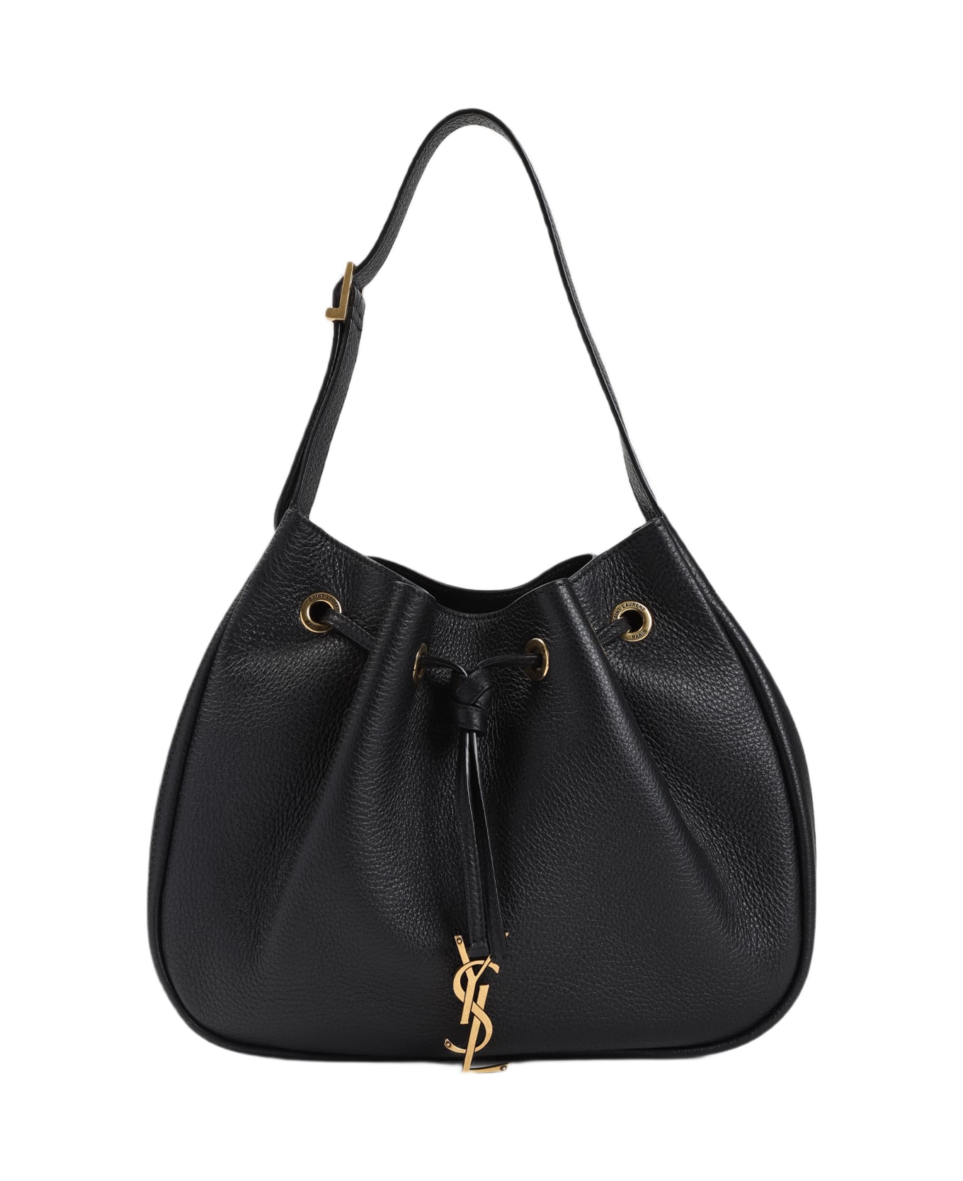 Saint Laurent Ysl Paris Shoulder Bag - Nero