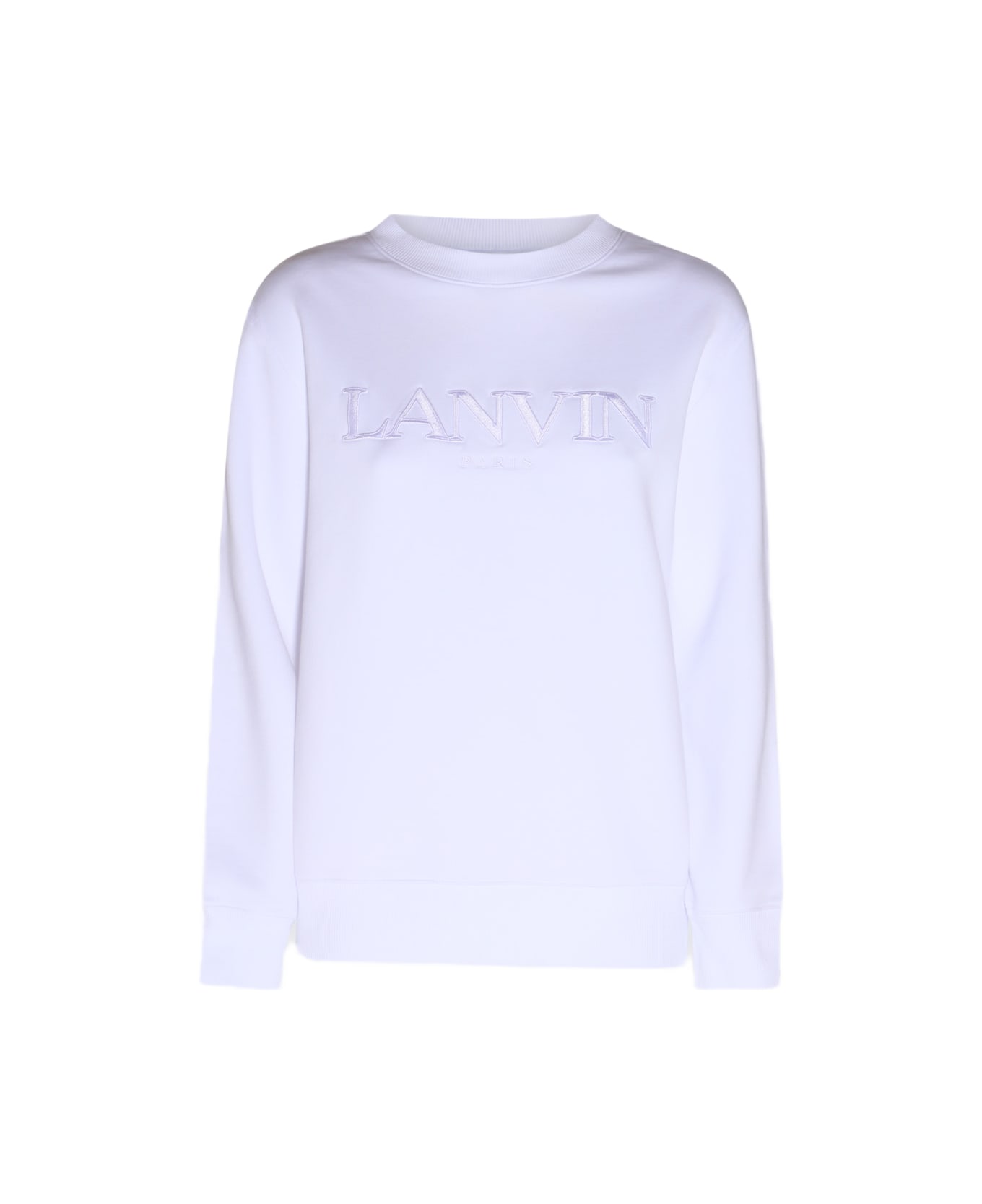 Lanvin White Cotton Sweatshirt - White フリース