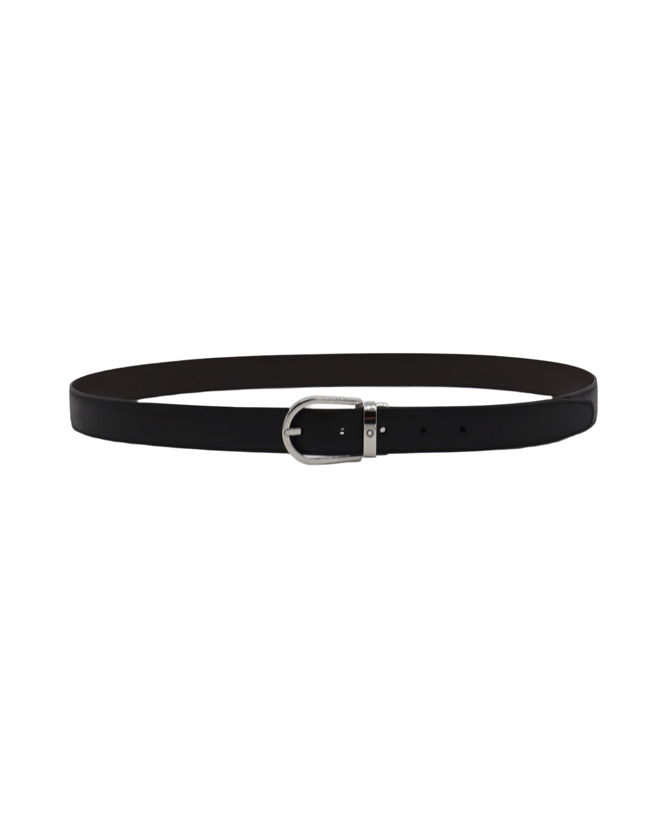 Montblanc Black Leather Belt