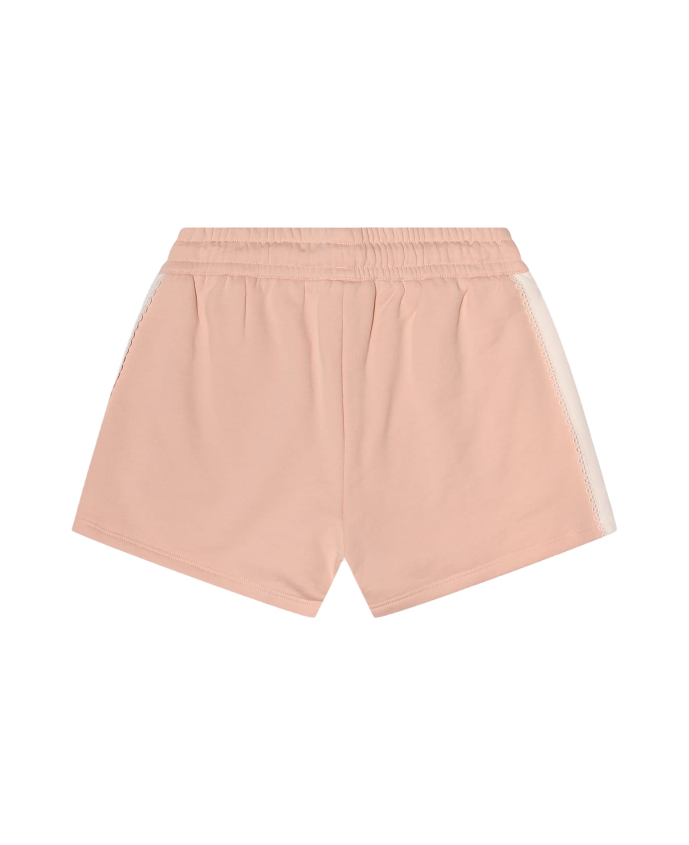 Chloé Washed Pink Cotton Shorts - WASHED PINK