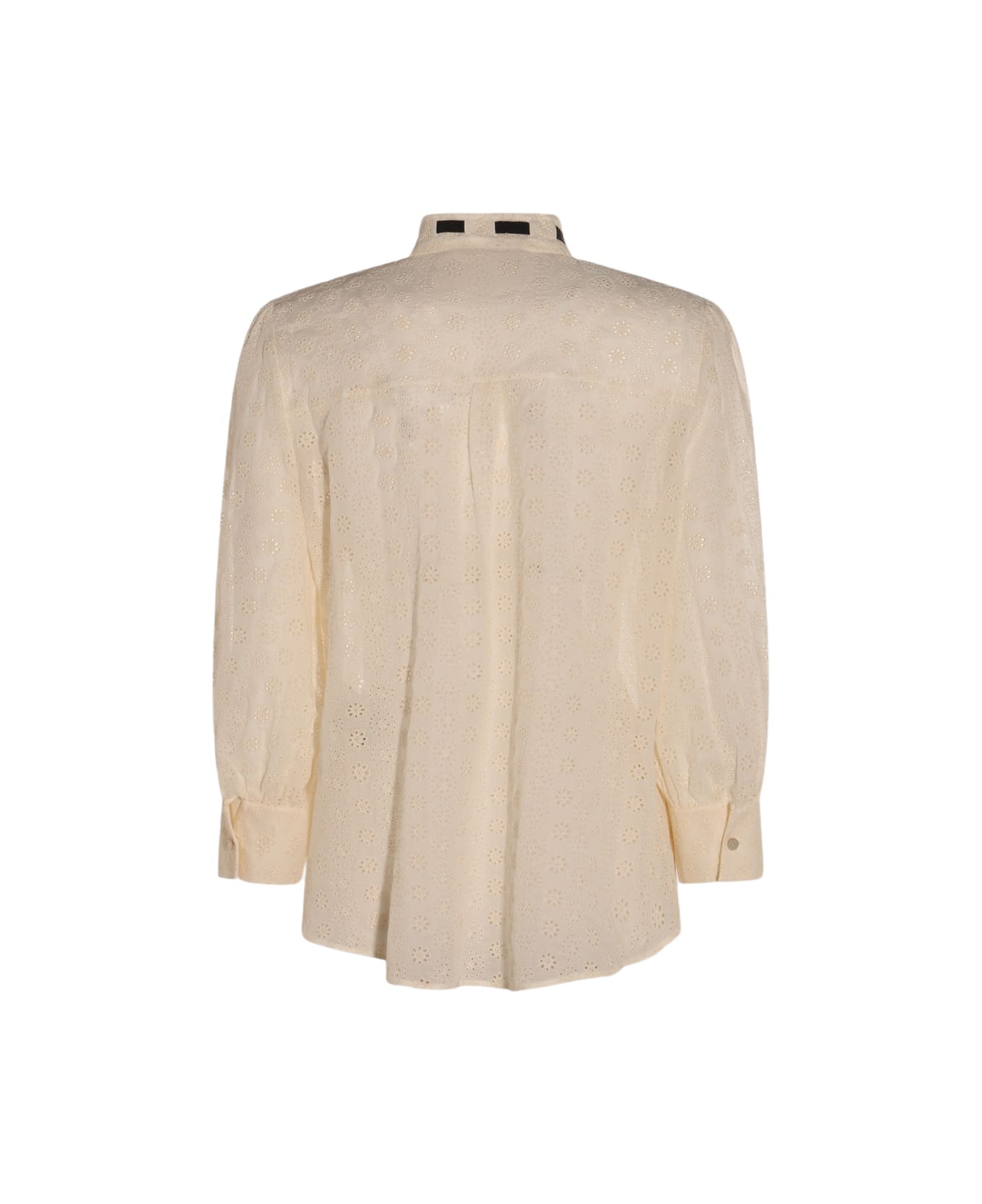 Valentino White Cotton Shirt - Ivory