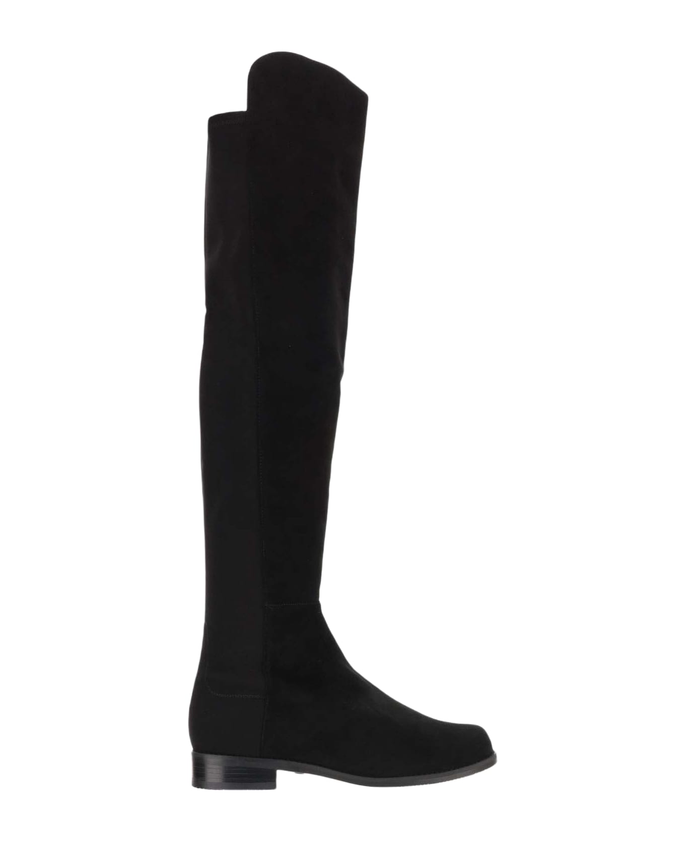 Stuart Weitzman High Suede Boots - Black