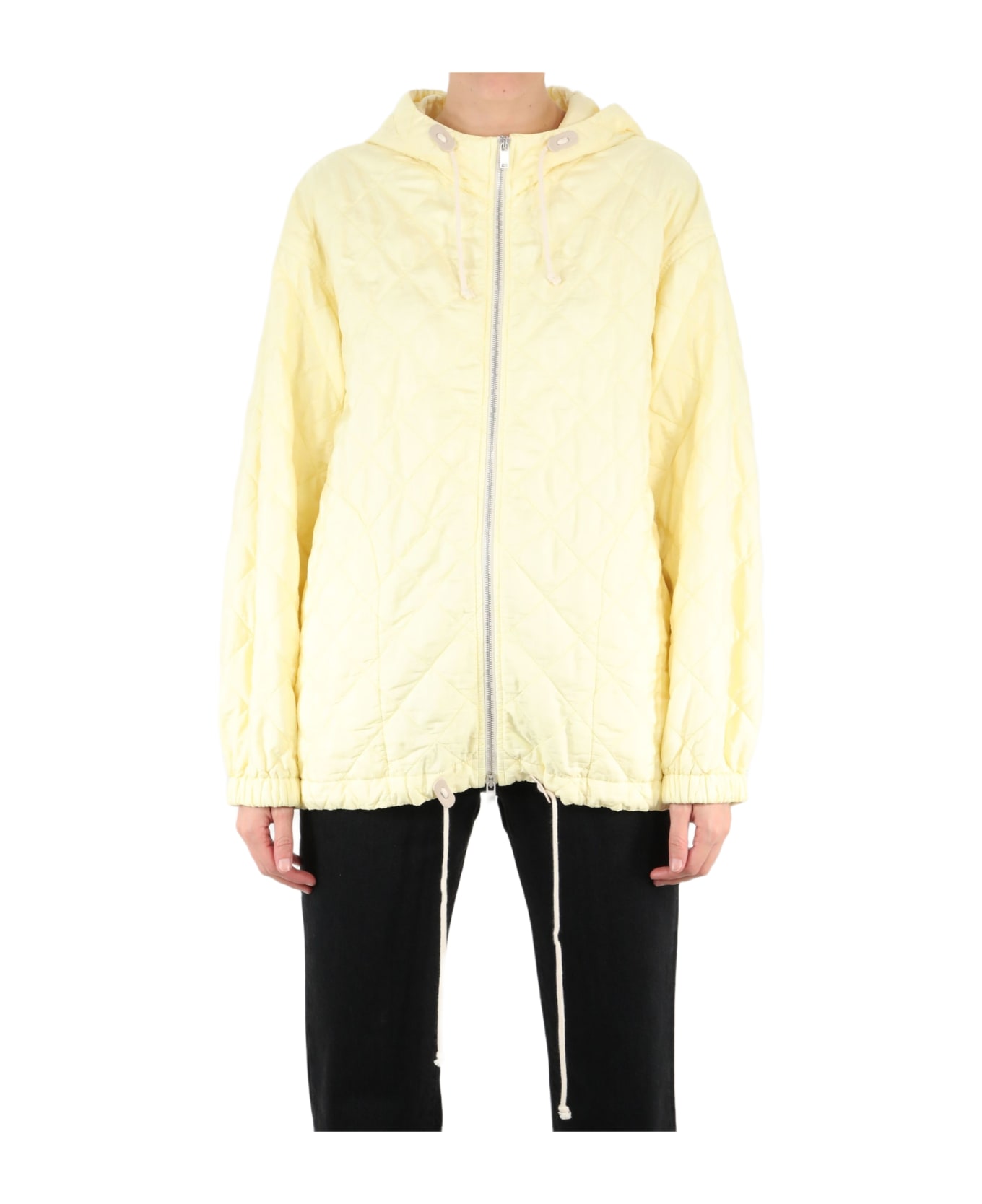 Jil Sander Yellow Quilted Jacket - YELLOW
