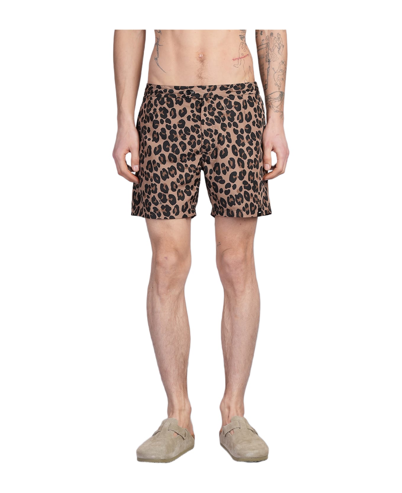 Aspesi Caprese Ii Beachwear In Animalier Polyester - Animalier