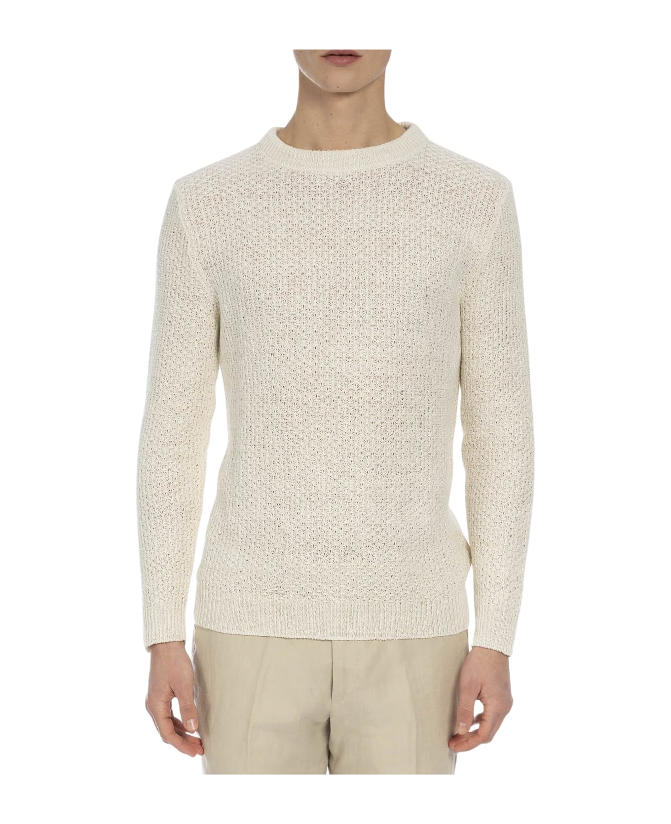 Larusmiani 'meadow Lane' Sweater Sweater - Ivory ニットウェア