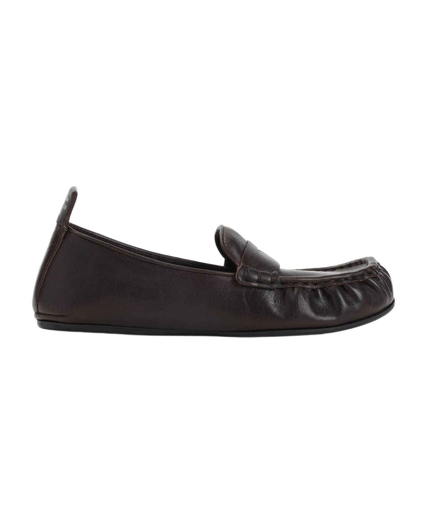 Acne Studios Nappa Leather Loafers - Adm Dark Brown