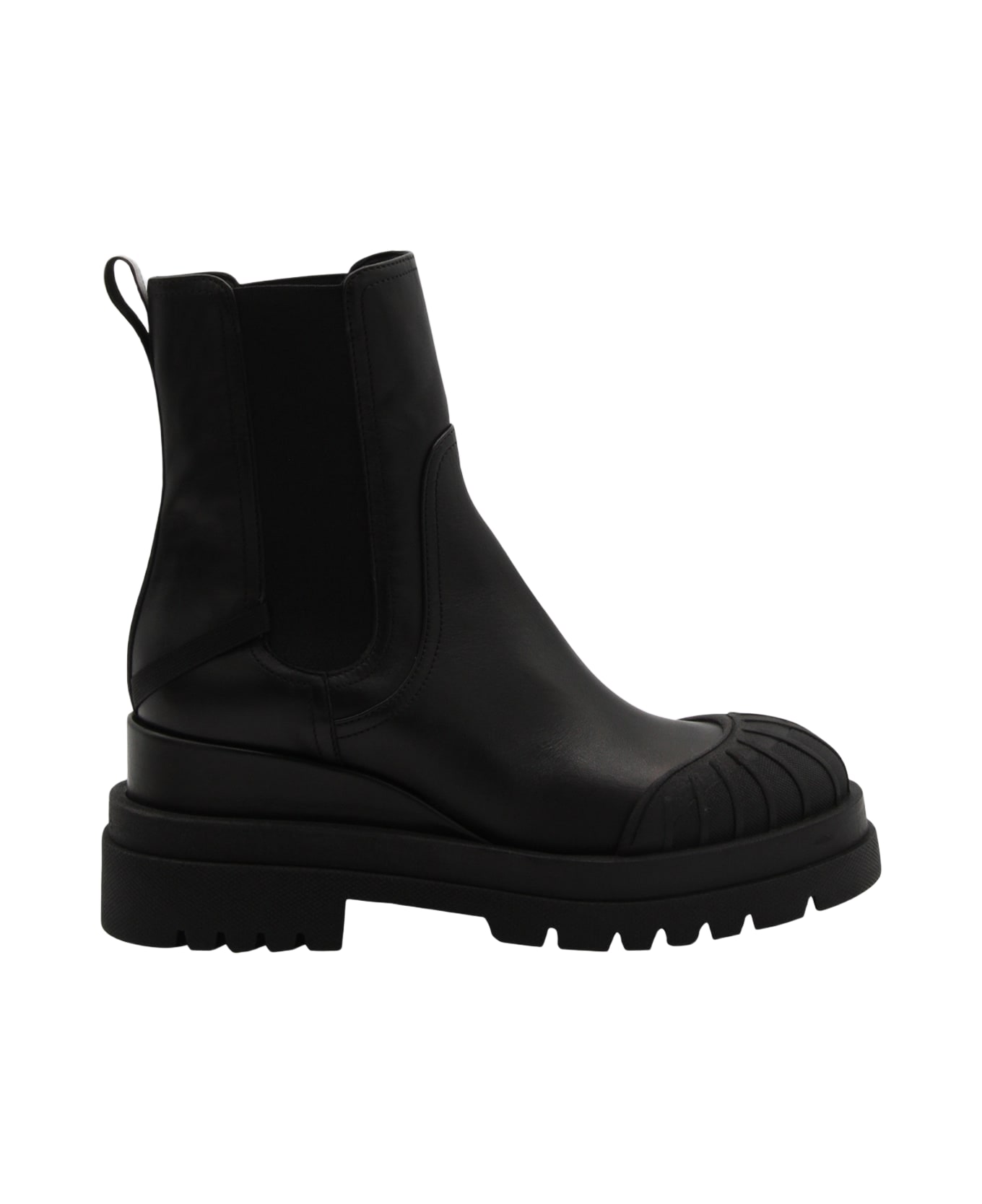 Premiata Black Leather Jiro Ankle Boots - Black