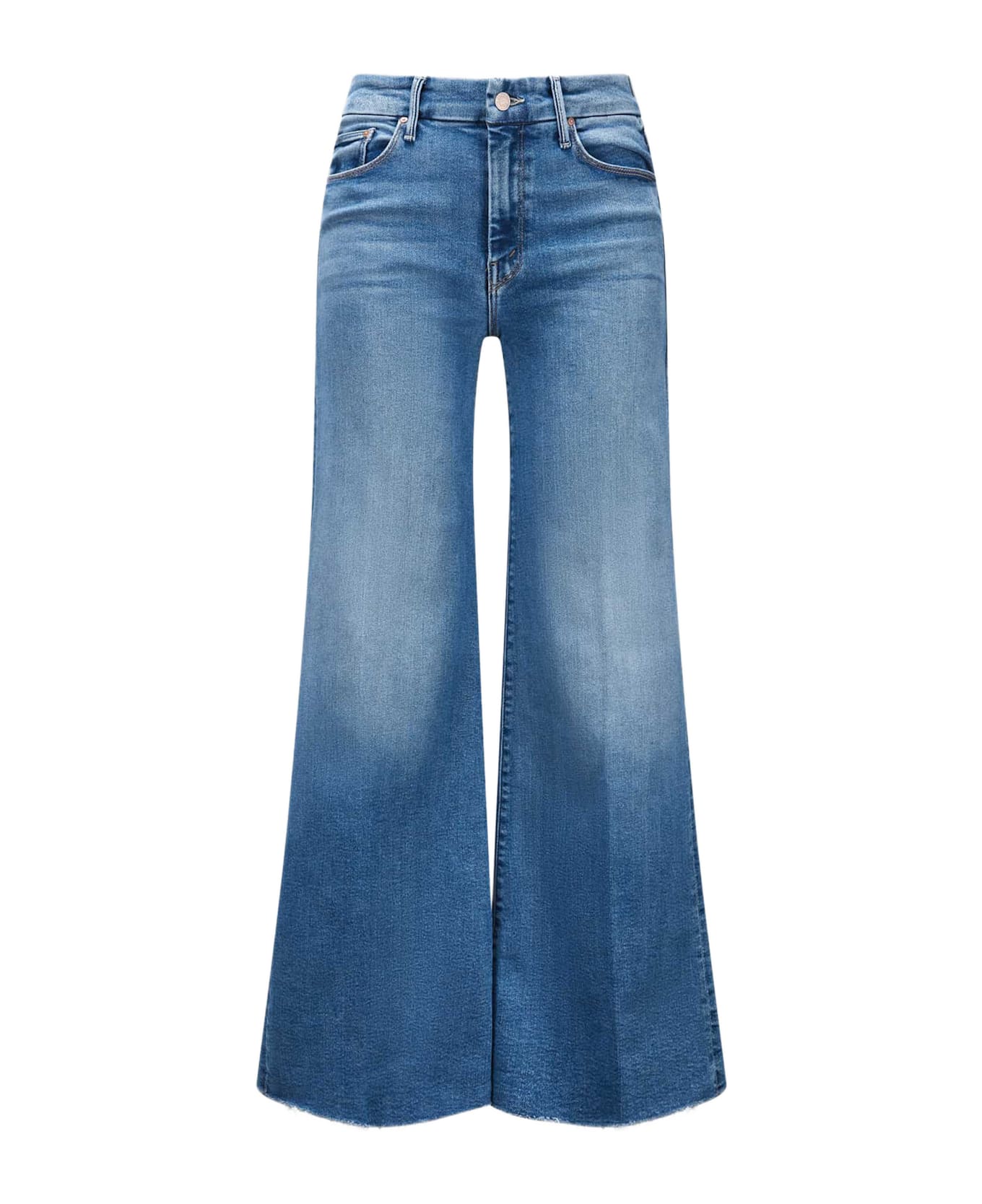 Mother Stretch Cotton Blend Jeans - Denim