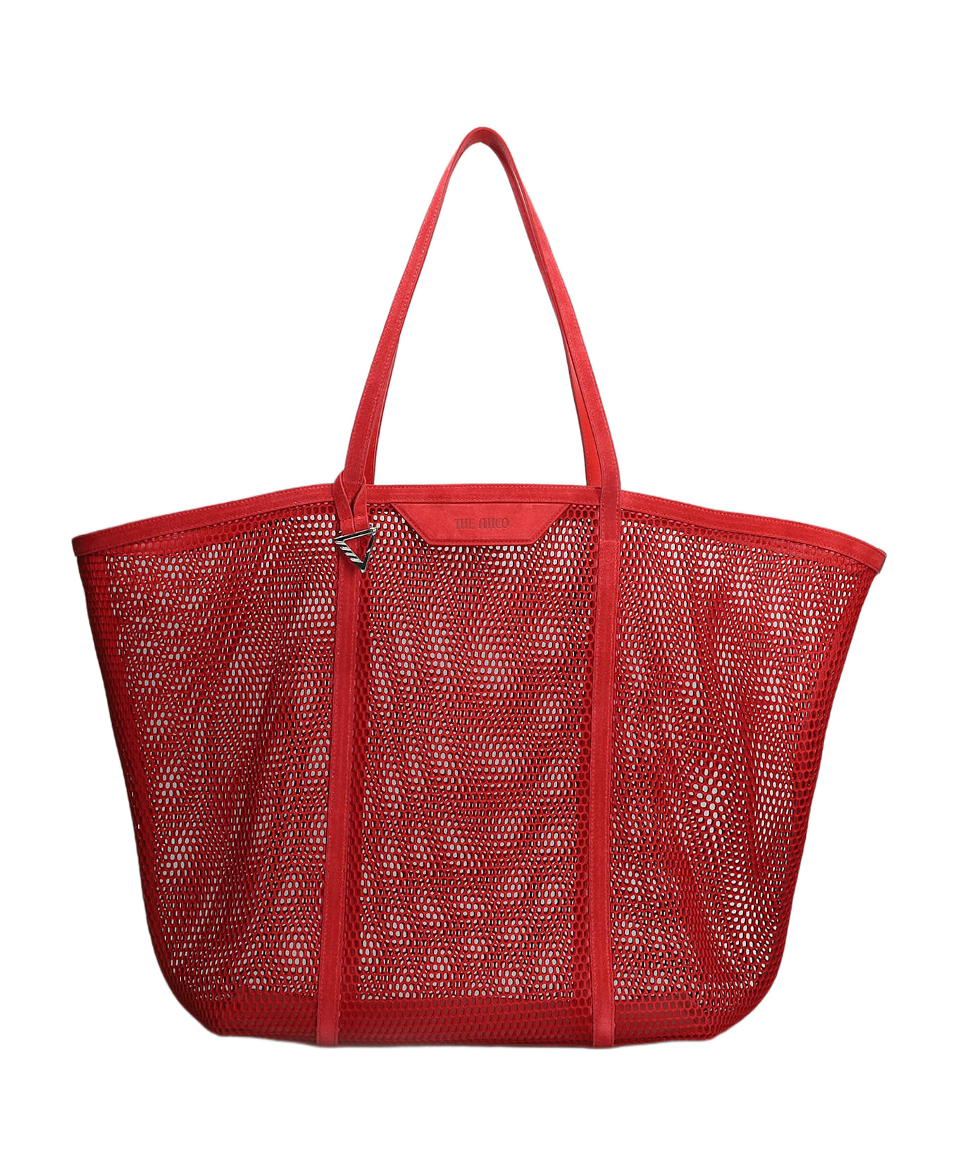 The Attico Via Del Mare Tote In Red Polyester - red