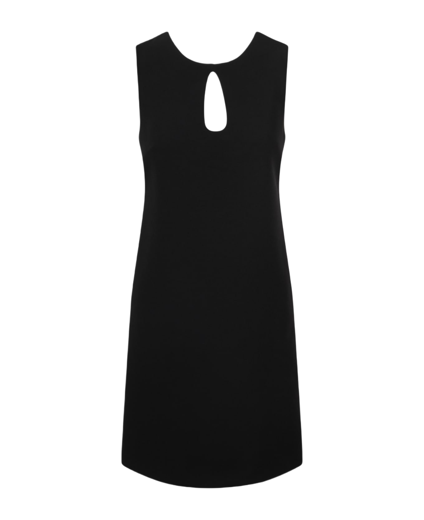 Parosh Stretch Crepe Sheath Dress - Black