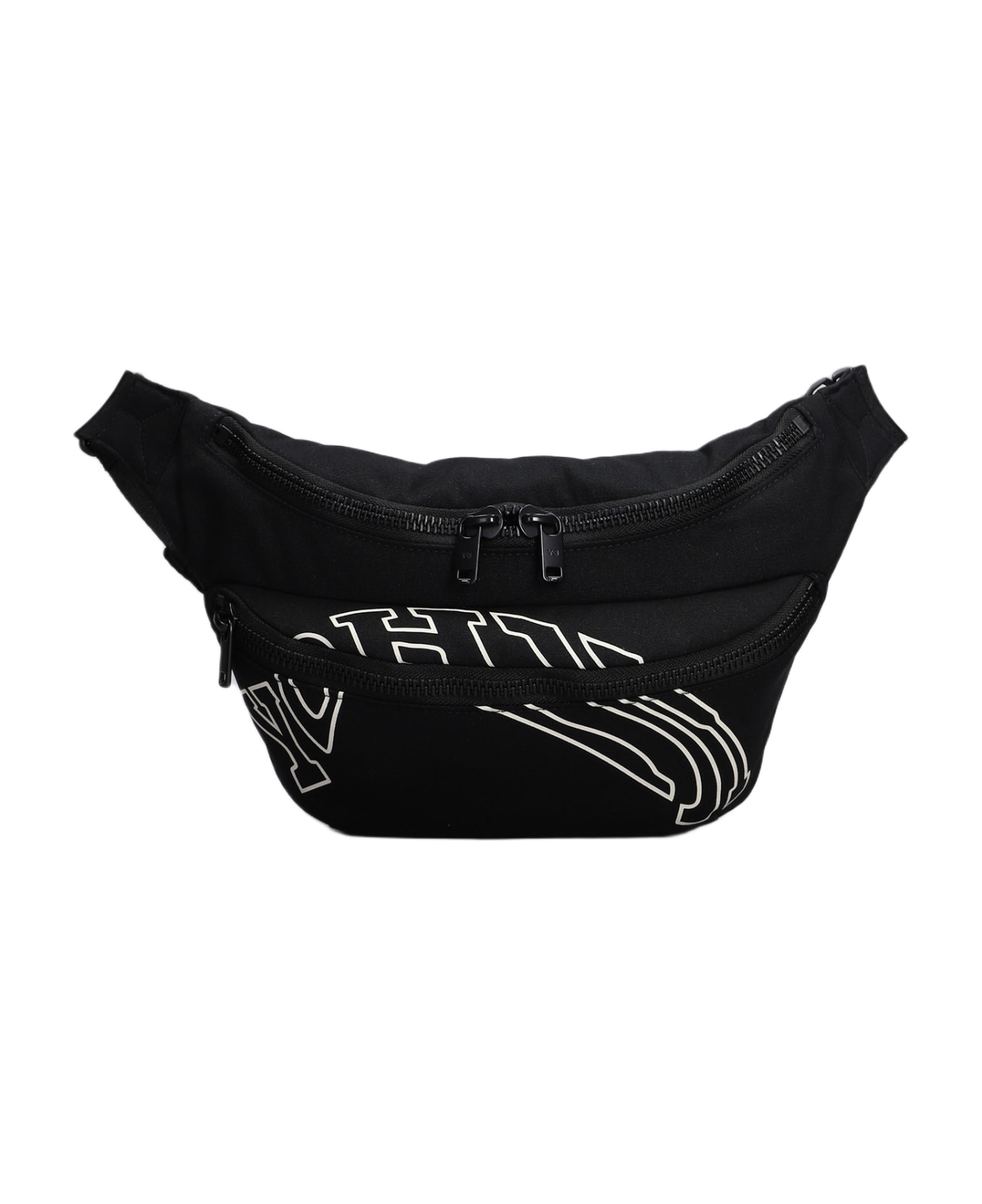 Y-3 Waist Bag In Black Polyester - black ベルトバッグ
