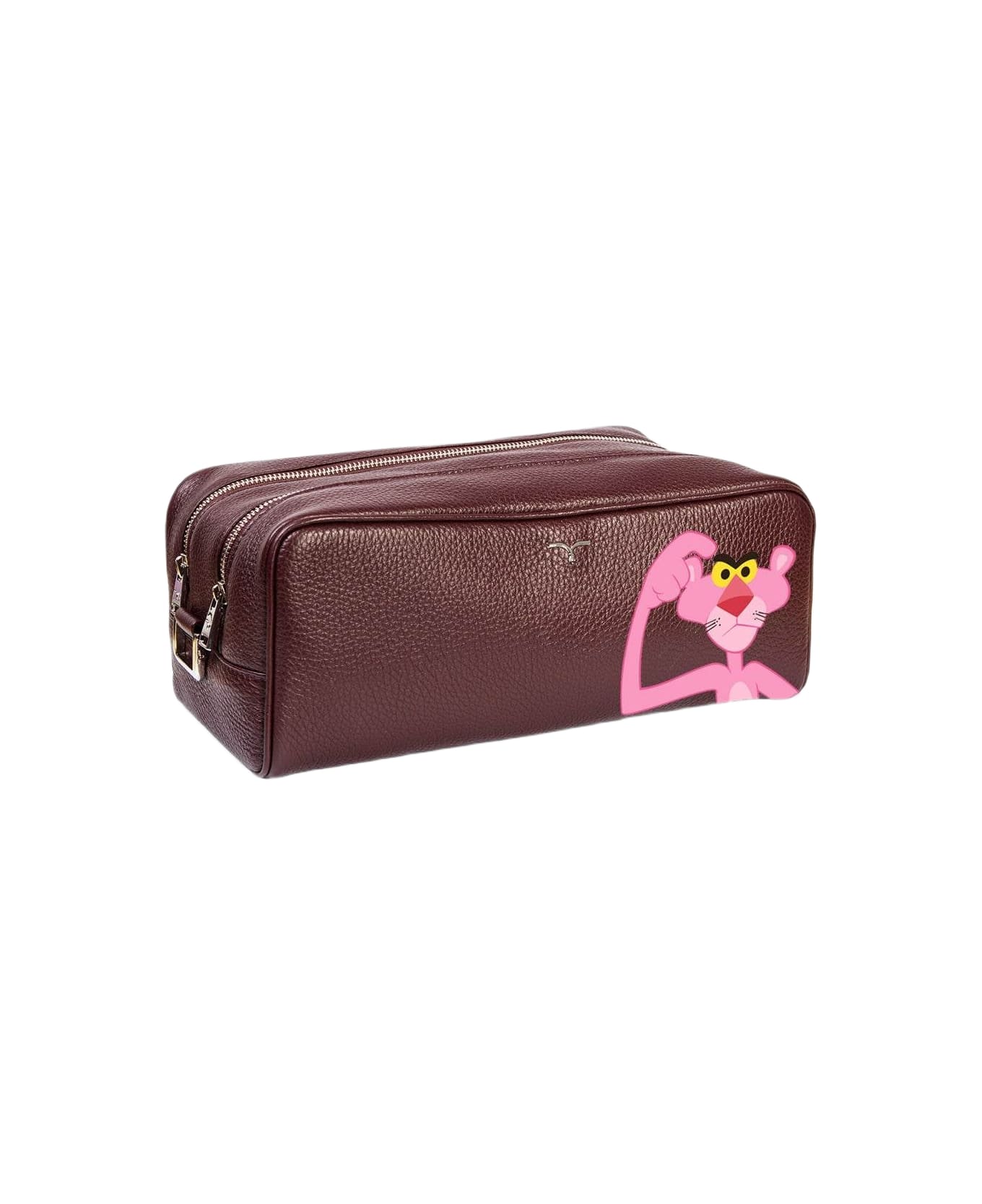 Larusmiani Nécessaire 'pink Panther' Luggage - DarkRed トラベルバッグ