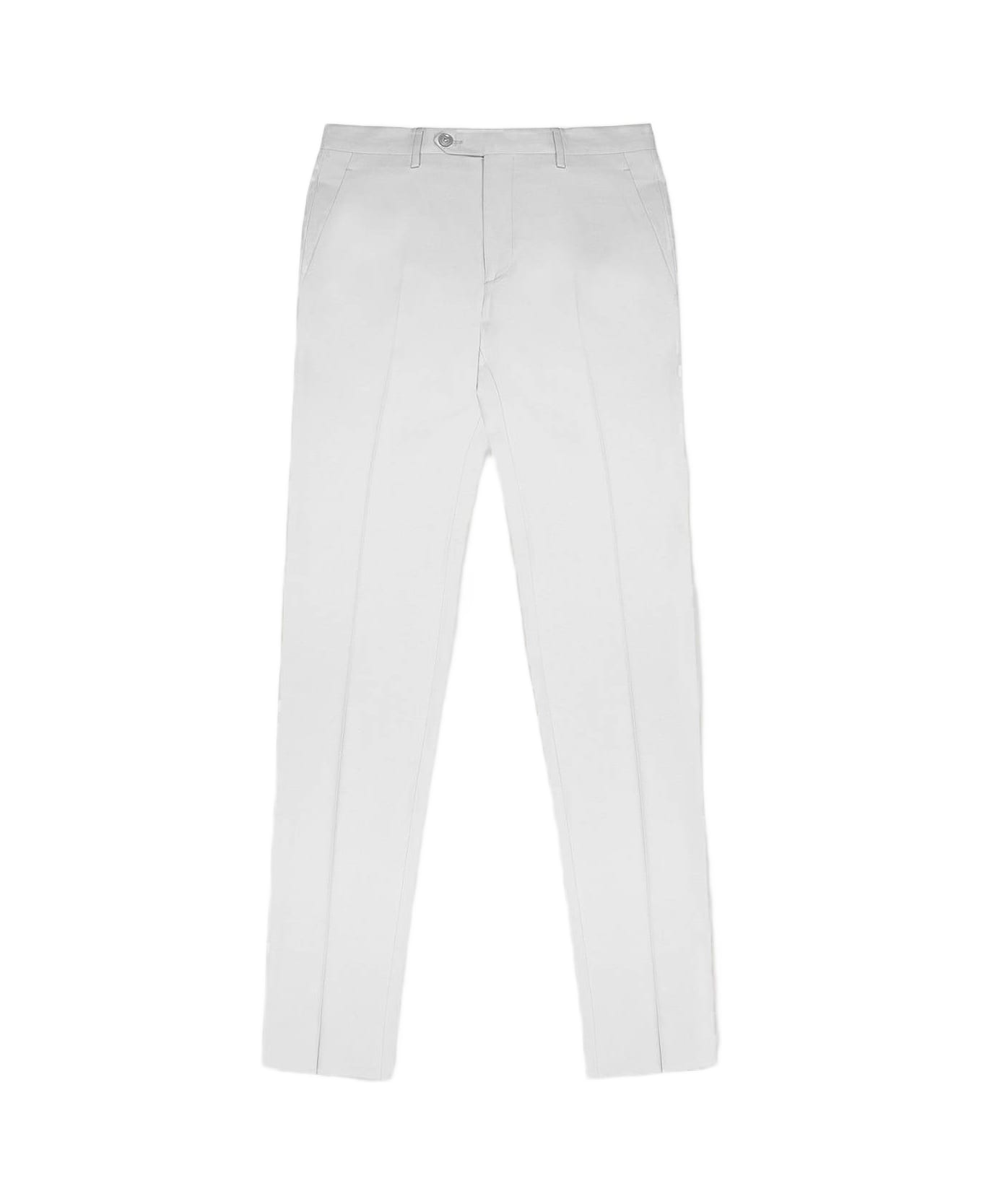 Larusmiani Velvet Trousers Howard Pants - Ivory
