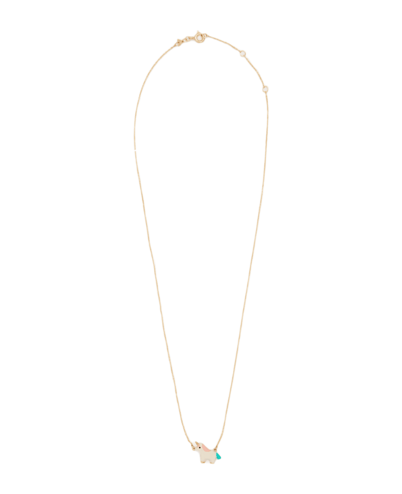 Aliita Unicornio Enamel Chain - White