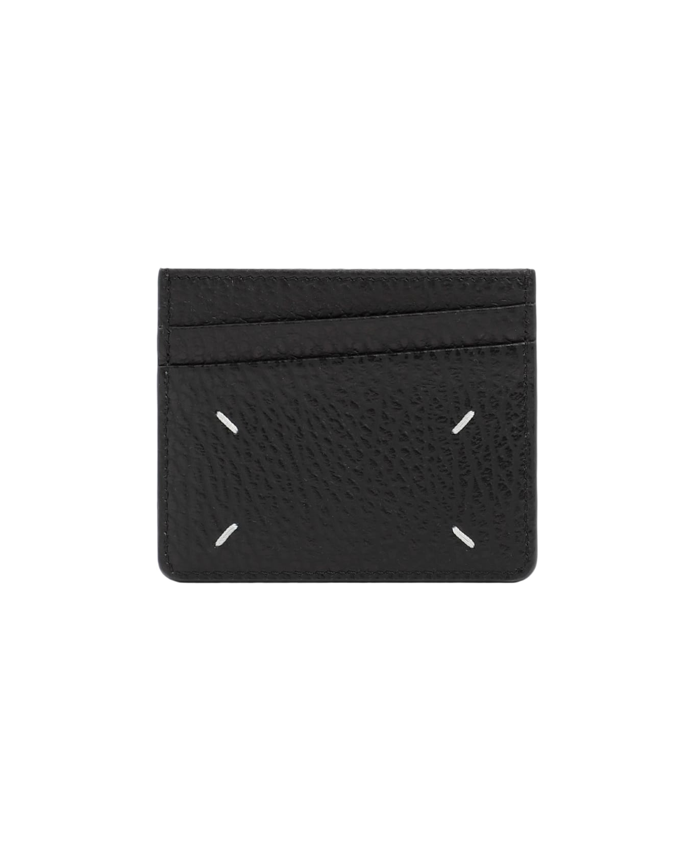 Maison Margiela Leather 6 Card Holder - Black