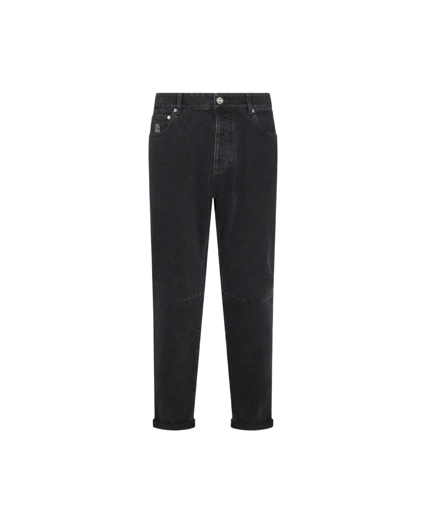 Brunello Cucinelli Black Cotton Jeans