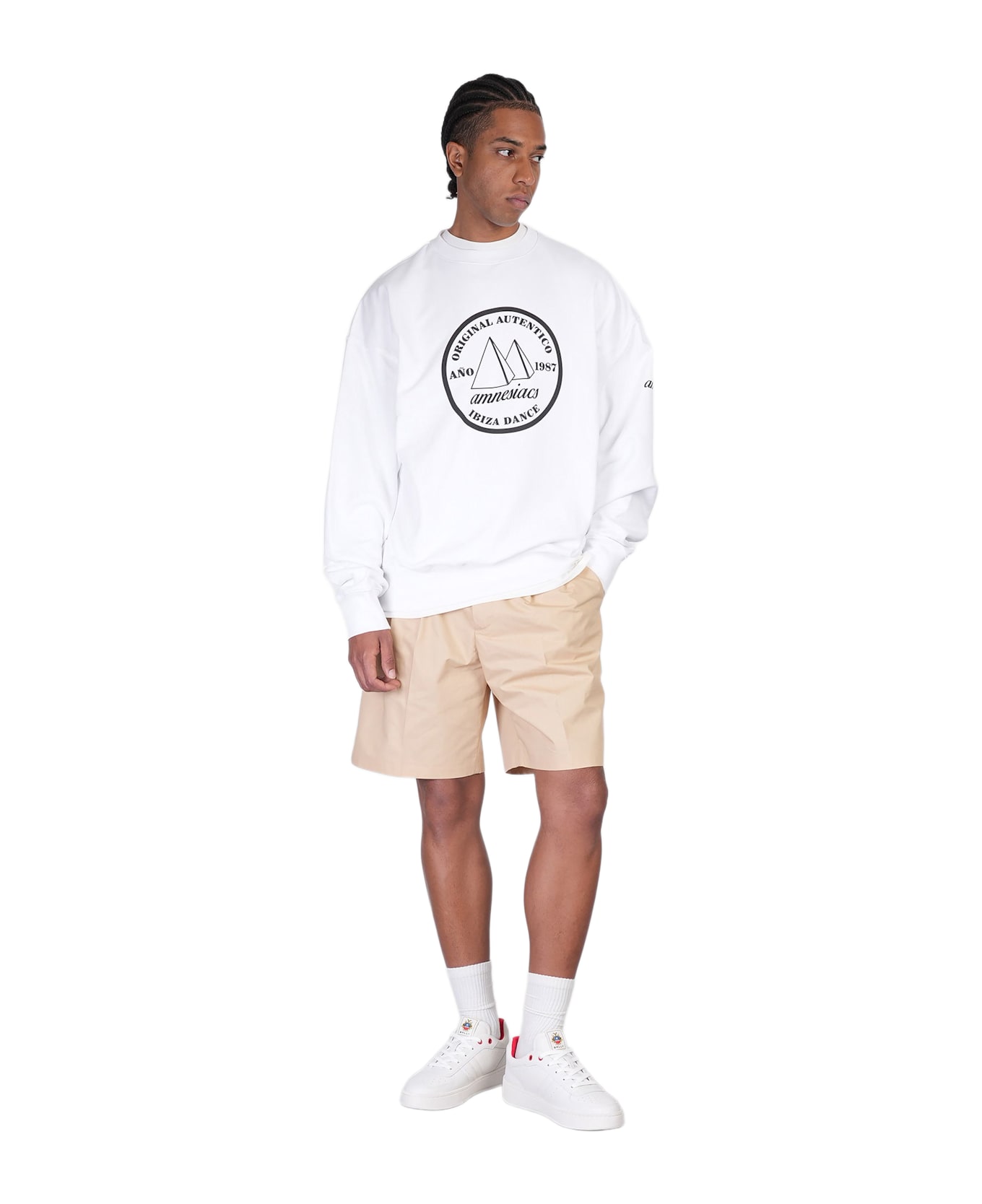 Bally Shorts In Beige Cotton - beige